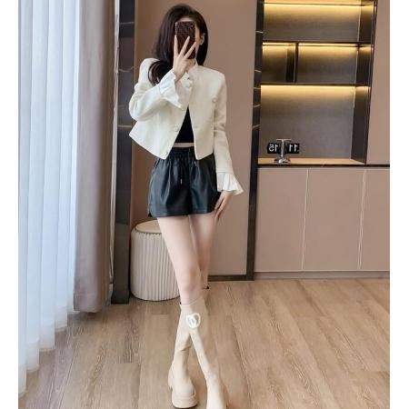 TR17982# 高级感白色小香风名媛气质外套女新款春秋短款精致质感上衣 服装批发女装服饰货源