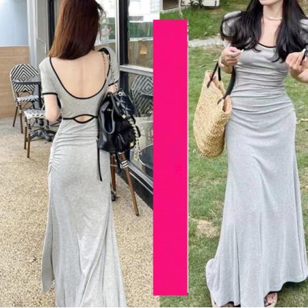 TR28368# 韩系欧尼文文私服夏季时尚气质设计感法式 服装批发女装服饰货源