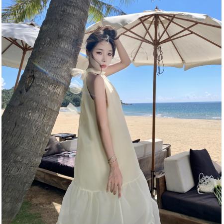 TR64676# 高级感晨袍新中式新娘婚礼日常可穿轻婚纱连衣裙度假长裙 服装批发女装货源服饰批发