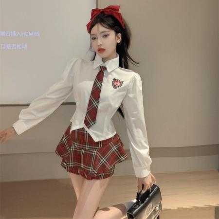TR66664# 学院风jk制...