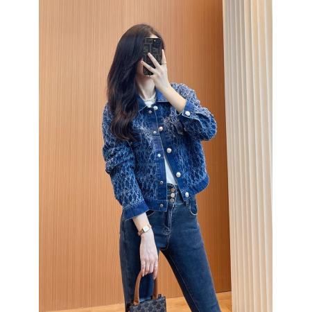 TR66887# 精致牛仔小香...
