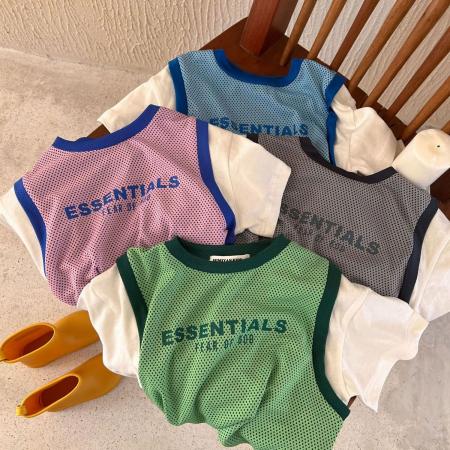 LN14420# 儿童运动套装夏季新款男女童印花上衣裤子防晒服两件套宝宝潮