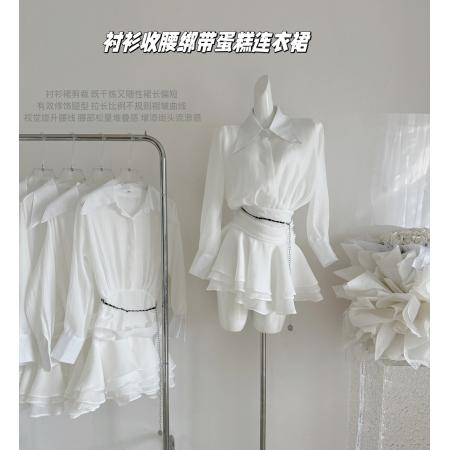 LN14771# 新款白色衬衫...