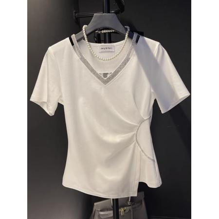 LN14940# 白色短袖T恤...