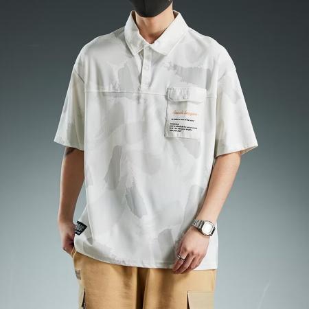 LN15713# 男士短袖衬衫时尚新款 男装批发服饰货源