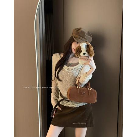 FA37319# 蕾丝荡领设计感镂空上衣两件套 服裝批發女裝批發服飾貨源