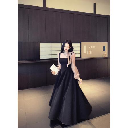 FA37759# 清潭洞贵女显瘦气质时尚夏季小众法式设计感上衣连衣裙 服裝批發女裝批發服飾貨源
