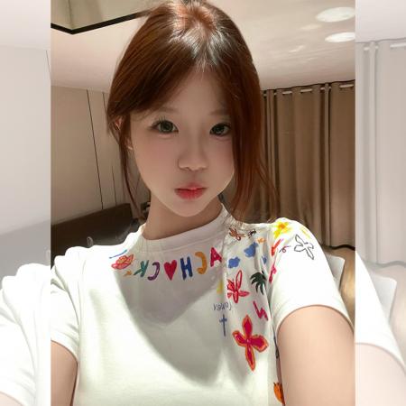 FA37896# 美式复古白色印花短袖t恤女夏季新款休闲显瘦体恤别致上衣 服裝批發女裝批發服飾貨源