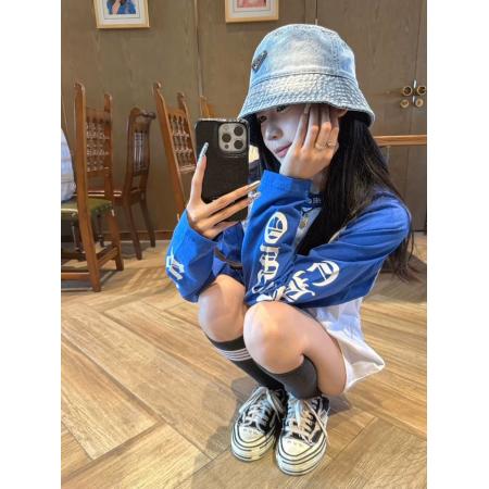 FA38361# 原版做工纯棉长袖t恤女潮新款上衣大码女装 服裝批發女裝批發服飾貨源