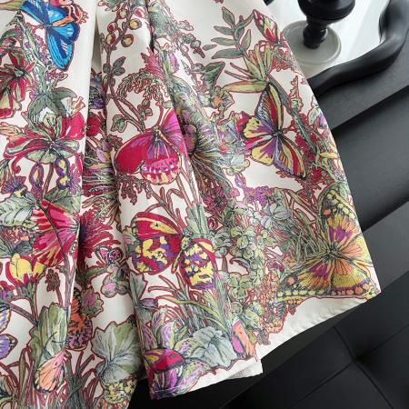 FA38645# Butterflydream后背交叉印花吊带长裙 服裝批發女裝批發服飾貨源