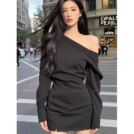 FA38690# 时尚辣妹风斜...