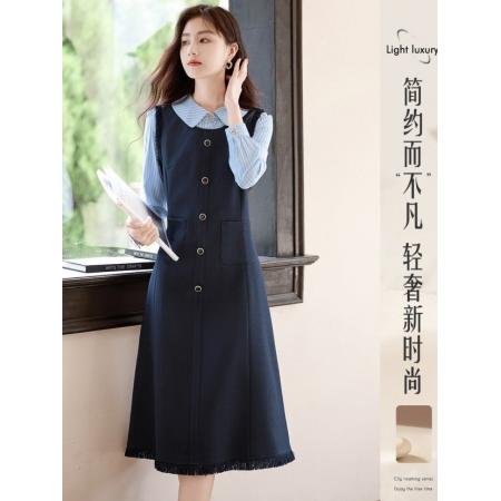 FA38847# 时尚假两件连...