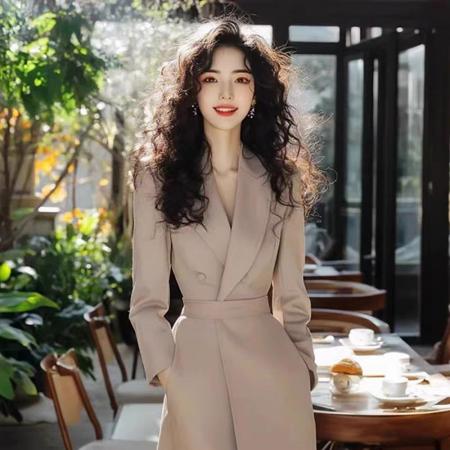卡其色西装连衣裙早秋新款正式场合轻奢高级感超好看气质裙子 服裝批發女裝批發服飾貨源