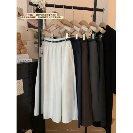 FA39047# 新品首发韩系简约设计感配丝巾腰带半身裙女秋季显瘦A字长裙 服裝批發女裝批發服飾貨源