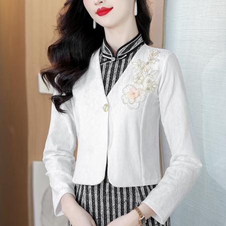 FA39186# 外套女百搭秋新款女时尚短款上衣 服裝批發女裝批發服飾貨源