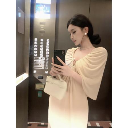 漫步沙丘风古典浪漫褶皱披肩斗篷...