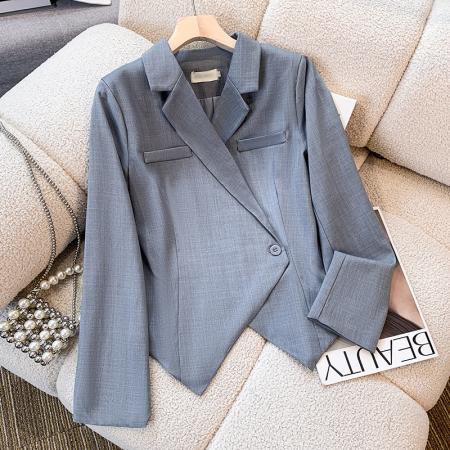 FA39456# 小香风小外套秋季新款翻领小西服 服裝批發女裝批發服飾貨源