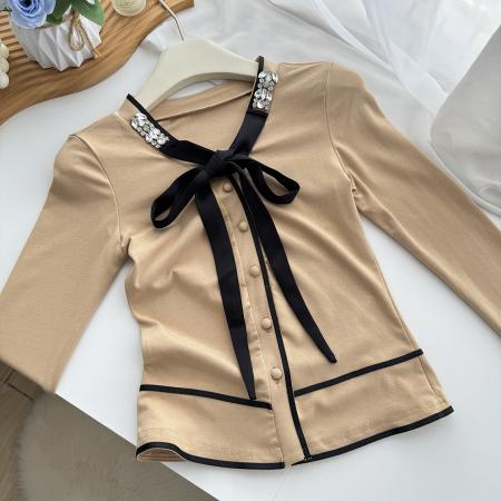 FA39476# 原创韩系学院风穿搭格子千金感= 服裝批發女裝批發服飾貨源
