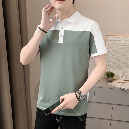 FA39715# 男士短袖T恤衬衫领男夏季 服装批发男装批发男士服饰批发