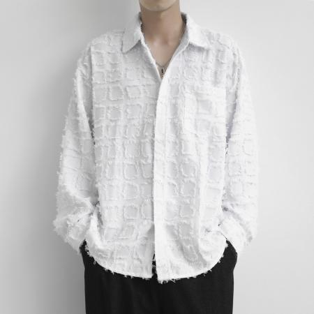 FA39717# 瑰朵格子衬衫男女生秋季日系青少年外套高级感潮牌港风长袖衬衣服 服装批发男装批发男士服饰批发