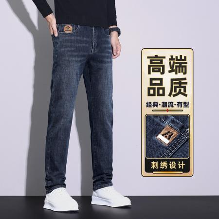 FA39741# 春秋季新款直筒牛仔裤男款弹力修身男裤休闲百搭长裤子男士 服装批发男装批发男士服饰批发