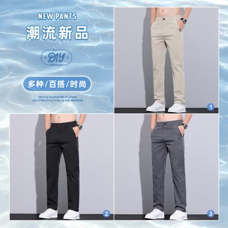 FA39746# 休闲裤男士宽松直筒长裤夏季薄款百搭修身男裤子 服装批发男装批发男士服饰批发