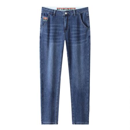 FA39747# 夏季新图靓仔超薄三色百搭弹力修身直筒牛仔裤 服装批发男装批发男士服饰批发