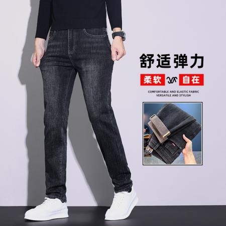 FA39750# 新款秋季牛仔裤男士修身潮牌百搭弹力直筒宽松休闲长裤男款 服装批发男装批发男士服饰批发