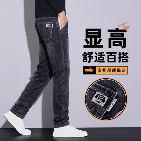 FA39751# 秋季新款牛仔裤男士宽松直筒大码弹力休闲修身长裤子男春秋 服装批发男装批发男士服饰批发