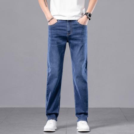 FA39756#  春夏 四季款修身韩版小脚男士牛仔裤男装休闲潮裤子潮 服装批发男装批发男士服饰批发
