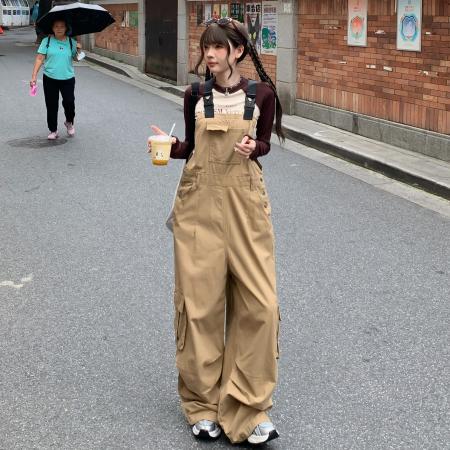 FA40183# 卡其色工装背...