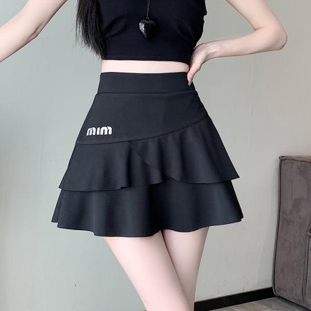 FA40308# 蛋糕裙女新款夏季短裙半身裙女高腰显瘦小个子流行裙子设 服裝批發女裝批發服飾貨源