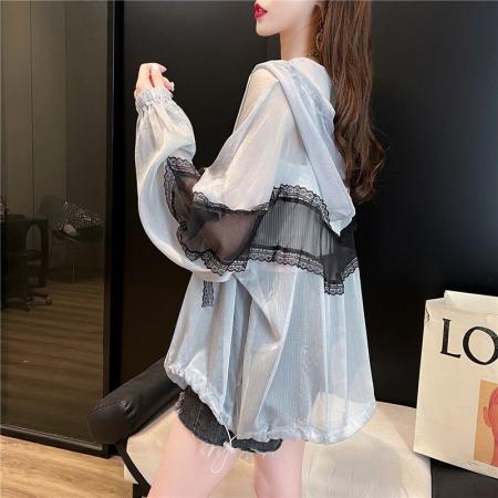 FA40439# 夏季新款设计感小众防晒开衫女潮 服裝批發女裝批發服飾貨源