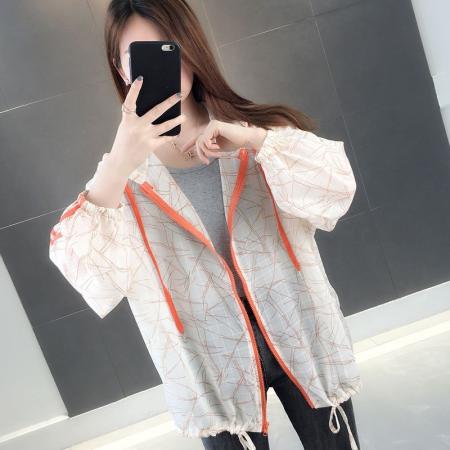 FA40442# 夏季新款设计感洋气薄款透气防晒外套潮 服裝批發女裝批發服飾貨源