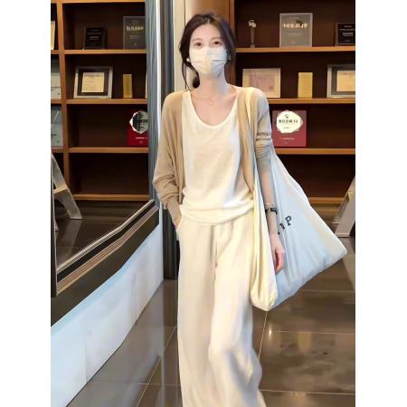 LN76277# 白色防晒开衫薄款宽松长袖上衣女夏秋新款韩系针织空调房披肩外搭