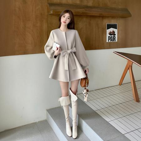 FA40620# 气质西装裙秋季新款设计感灯笼袖小西装外套女富家千金 服裝批發女裝批發服飾貨源