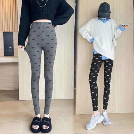 FA40658# 秋冬新款显瘦百搭针织打底裤女生长裤修身内搭裤 服裝批發女裝批發服飾貨源