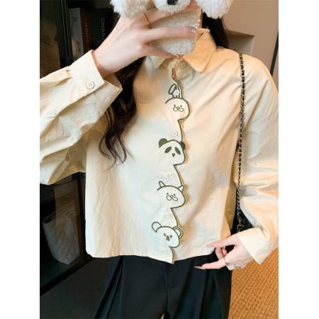 FA40719# 3个色衬衫 服裝批發女裝批發服飾貨源