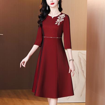FA40740# 喜礼服结婚礼裙子春季新款喜庆婚宴装喜服连衣裙 服裝批發女裝批發服飾貨源