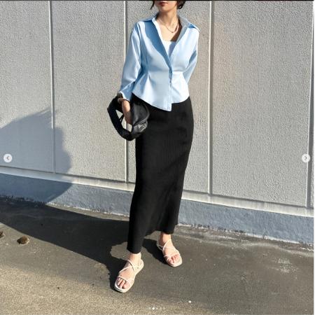 FA40852# 蓝色翻领不规则女高档衬衣OL白领上衣 服裝批發女裝批發服飾貨源