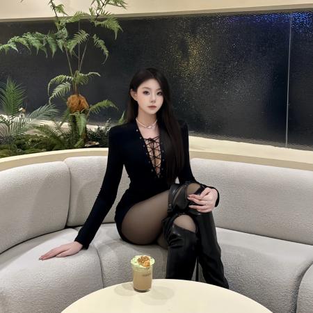 FA40882# 黑色镂空长袖连体衣女秋季小个子内搭修身性感辣妹美式短款连体裤 服裝批發女裝批發服飾貨源