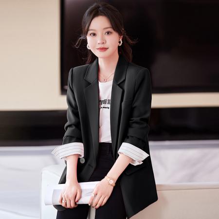 FA41100# 职业时尚通勤西服女春季新款英伦风女神范小众西装 服裝批發女裝批發服飾貨源