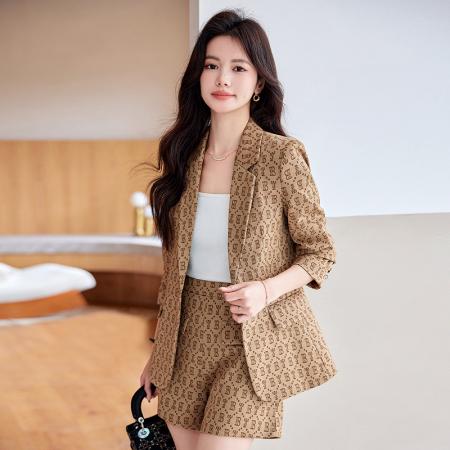 FA41101# 职业时尚通勤西服女春季新款英伦风女神范小众西装半身裙套装 服裝批發女裝批發服飾貨源