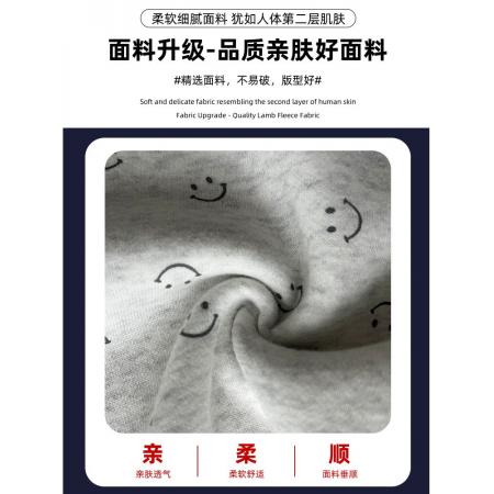 FA42226# 空气层笑脸印花喇叭裤女秋季新款美式微喇运动裤