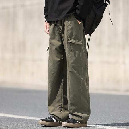 FA42351# M-8XL秋季新款男士时尚潮牌运动休闲裤青少年宽松休闲裤男长裤 男装批发