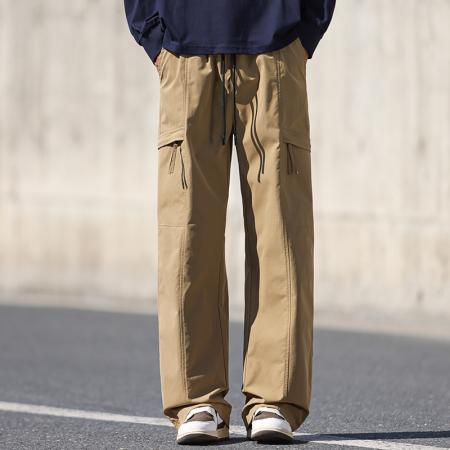 FA42351# M-8XL秋季新款男士时尚潮牌运动休闲裤青少年宽松休闲裤男长裤 男装批发