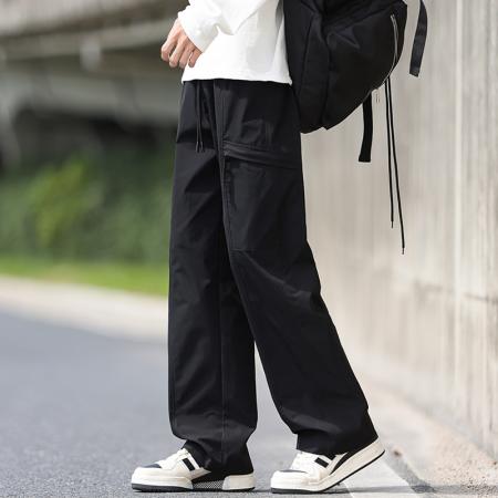 FA42351# M-8XL秋季新款男士时尚潮牌运动休闲裤青少年宽松休闲裤男长裤 男装批发