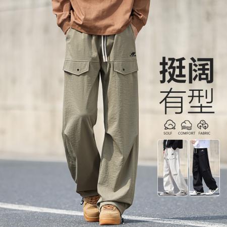 FA42352# 秋季新款男士时尚潮牌运动休闲裤青少年宽松休闲裤男长裤 男装批发