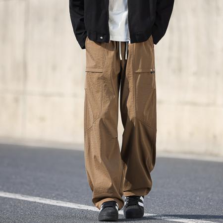 FA42353# M-5XL秋季新款男士时尚潮牌运动休闲裤青少年宽松休闲裤男长裤 男装批发