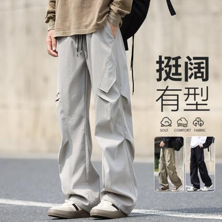 FA42354# 秋季新款男士时尚潮牌运动休闲裤青少年宽松休闲裤男长裤 男装批发
